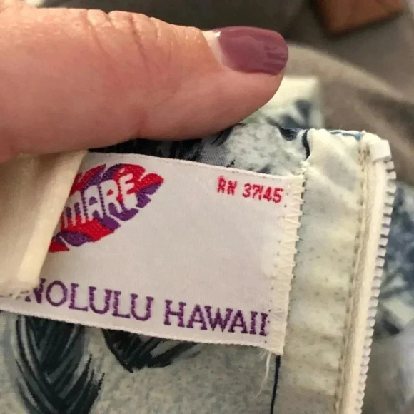 Pomare Honolulu Vintage Hawaii A Line Dress - Picture 7 of 10